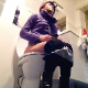 A girl with short brunette hair takes a shit and a piss while sitting on a toilet. Multiple, heavy plopping sounds are heard along with some nice wet farting afterwards. Over 3.5 minutes.